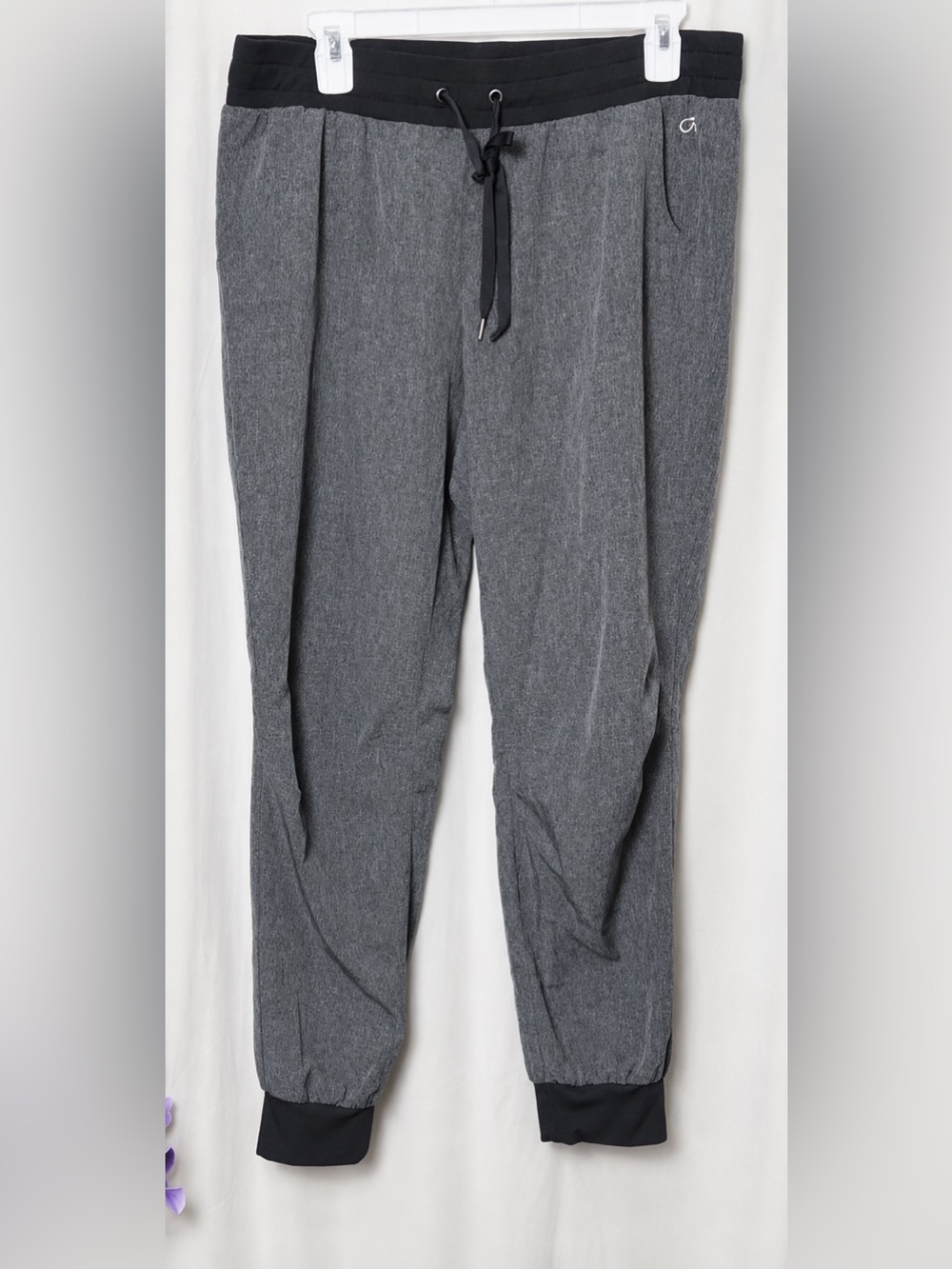 GapFit Gray High Rise Jogger Pants Size Medium